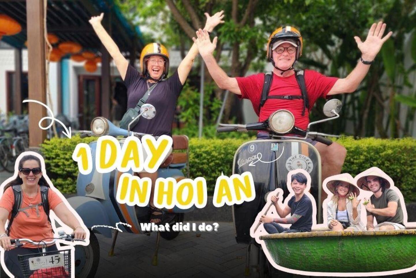 Was habe ich an einem Tag in Hoi An gemacht...?