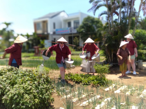 Radfahren in Cam Thanh und auf dem Bio-Bauernhof Thanh Dong (Hoi An)